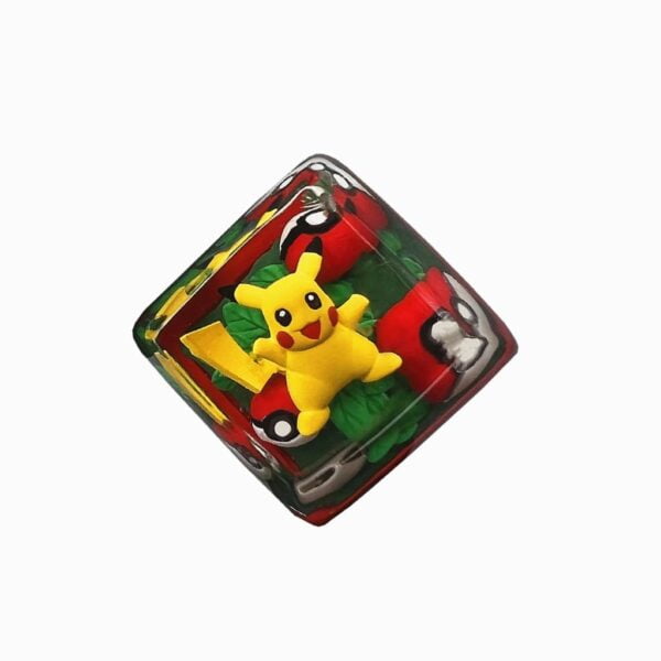 Touche de clavier Pokemon Pikachu vue du dessus
