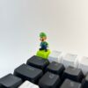 Touche de clavier Super Mario Luigi vue clavier côté custom keycaps