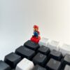 Touche de clavier Super Mario vue clavier côté custom keycaps