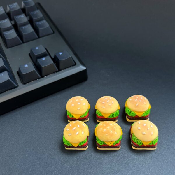 Touche de clavier Burger artisan keycaps touche de clavier artisanale custom keycaps hamburger